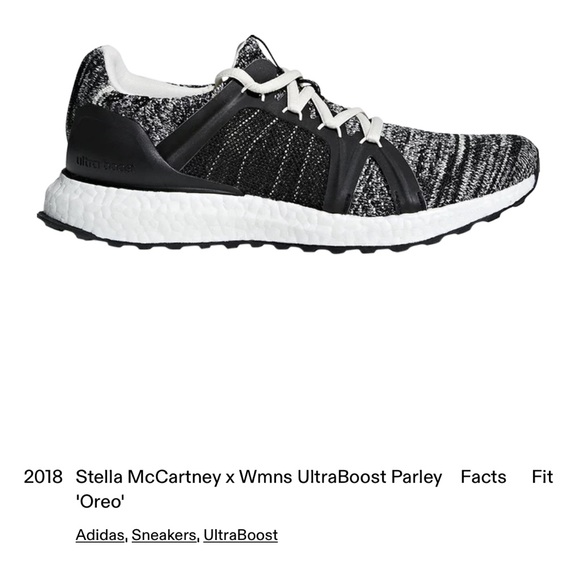 NWT Stella McCartney by Adidas UltraBOOST PARLEY Sneaker Oreo size US 8 1/2 UK 7 - Picture 13 of 16